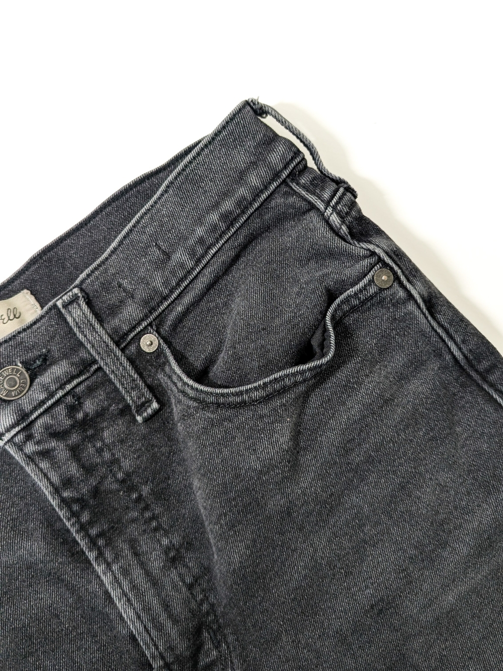 Madewell, The Perfect Vintage Jean, Faded Black Wash, Size 29, Straight Leg - Picture 8 of 16